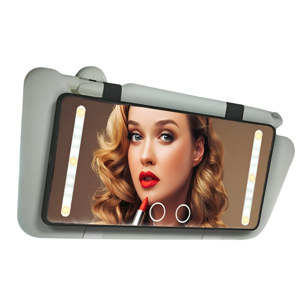 LED Car Makeup Mirror